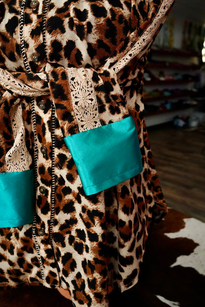 Leopard Lace Button Downs