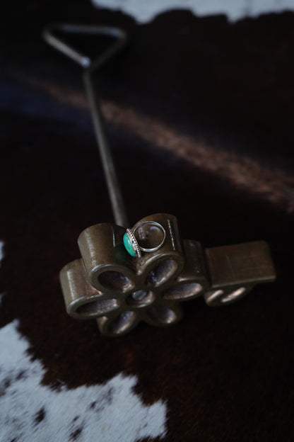 Cloud Mountain w/ Beaded Border Ring - Sz 5