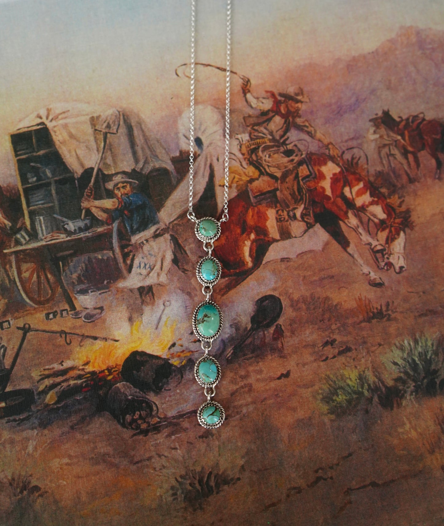 Turquoise Lariat Necklaces