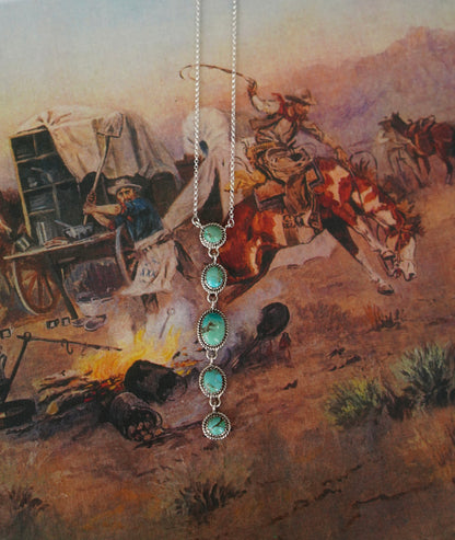 Turquoise Lariat Necklaces