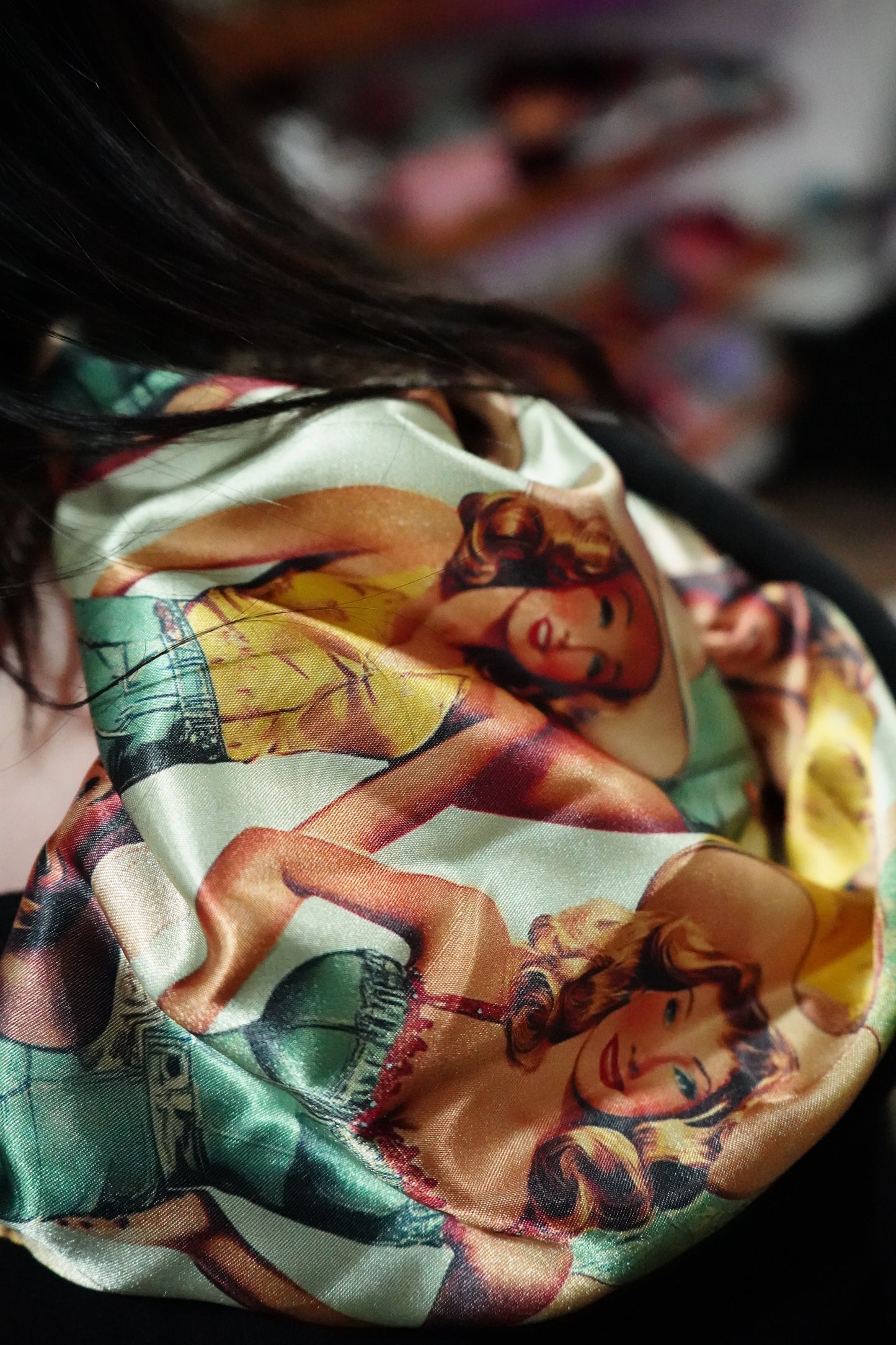 Daisy Spade 1/4 Zip Satin Lined Hooded Pullovers