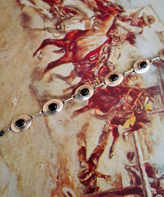 Vintage Black Onyx Bracelet