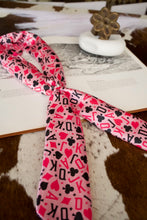 Load image into Gallery viewer, Pink n Black Suits Wild Rag