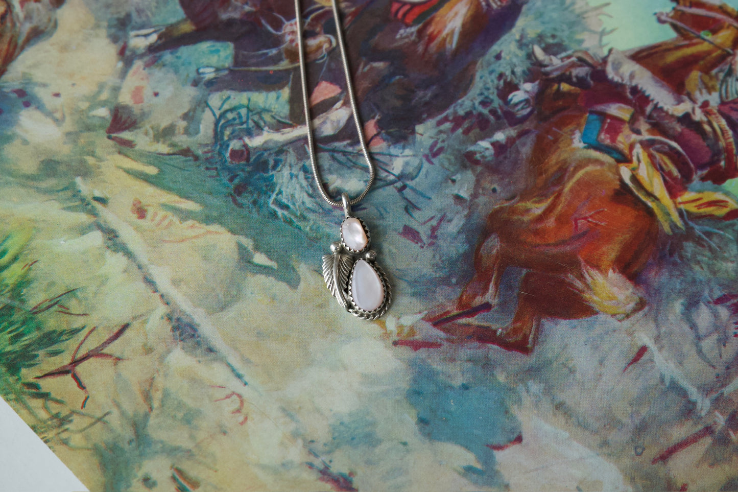 Mother of Pearl Vintage Pendant