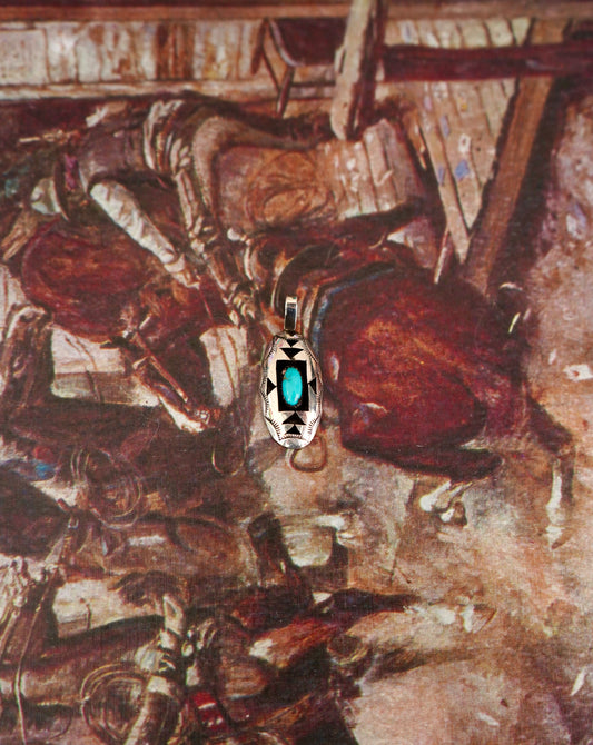 Felix Perry Turquoise Shadow Box Pendant