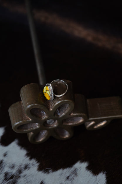 Honey Dahlia Rings - Adjustable