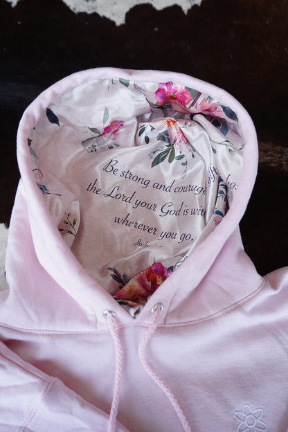 Daisy Branded Satin Lined Hoodies
