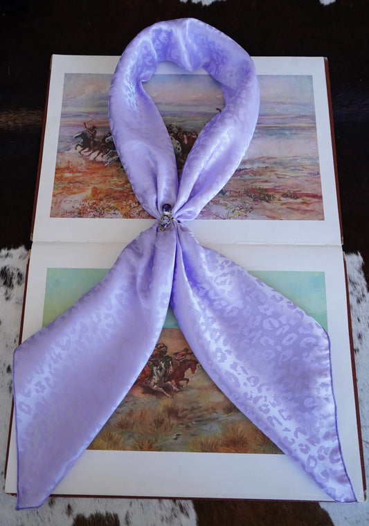 Small Jacquard Cheetah DS Wild Rags