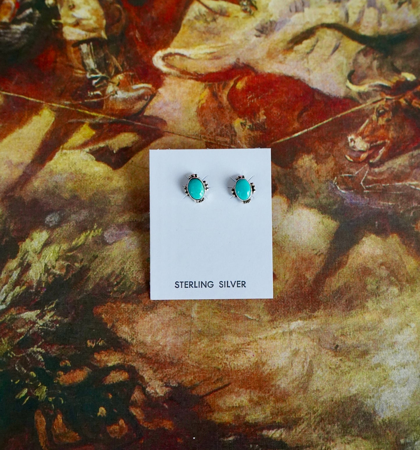 Dainty Daily Turquoise Earrings