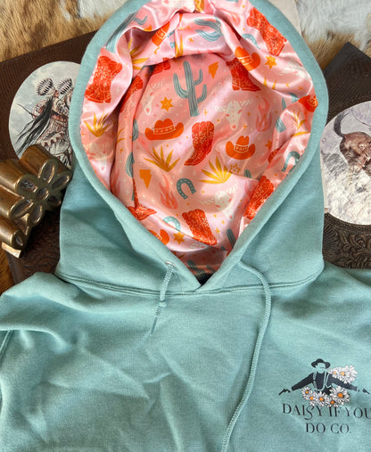 Satin Lined Western Hoodies - DiYDCo ORIGINALS