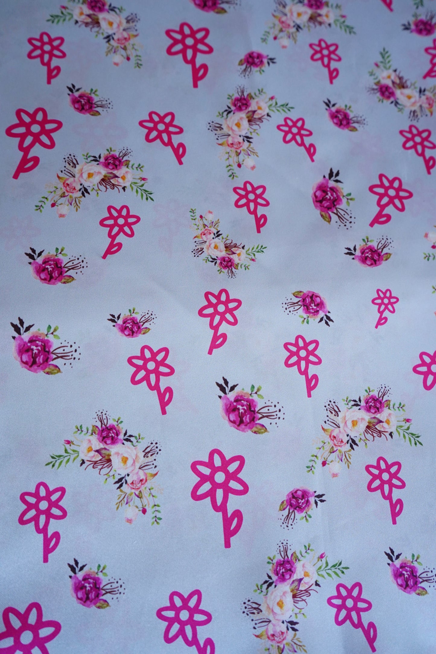 DiYDCo Line - Daisy Branded Floral Wild Rag