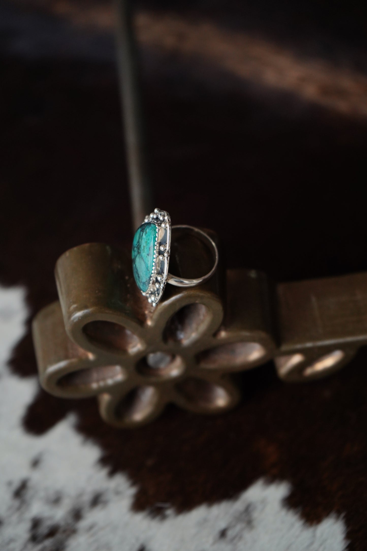 Lander Turquoise Rings - Adjustable