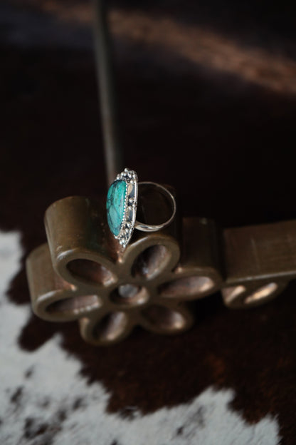 Lander Turquoise Rings - Adjustable