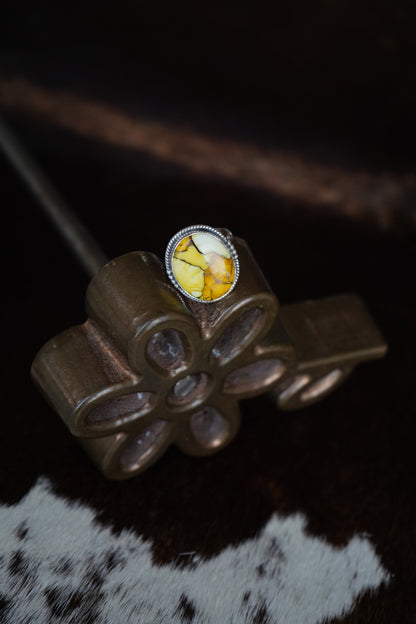 Honey Dahlia Rings - Adjustable