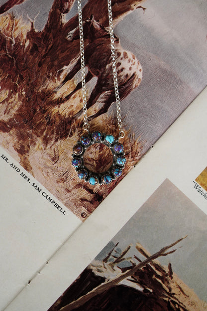 Turquoise Infinity Necklaces