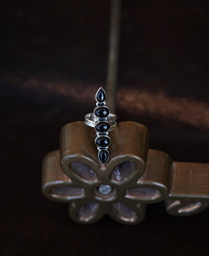 5 Stone Turquoise Rings