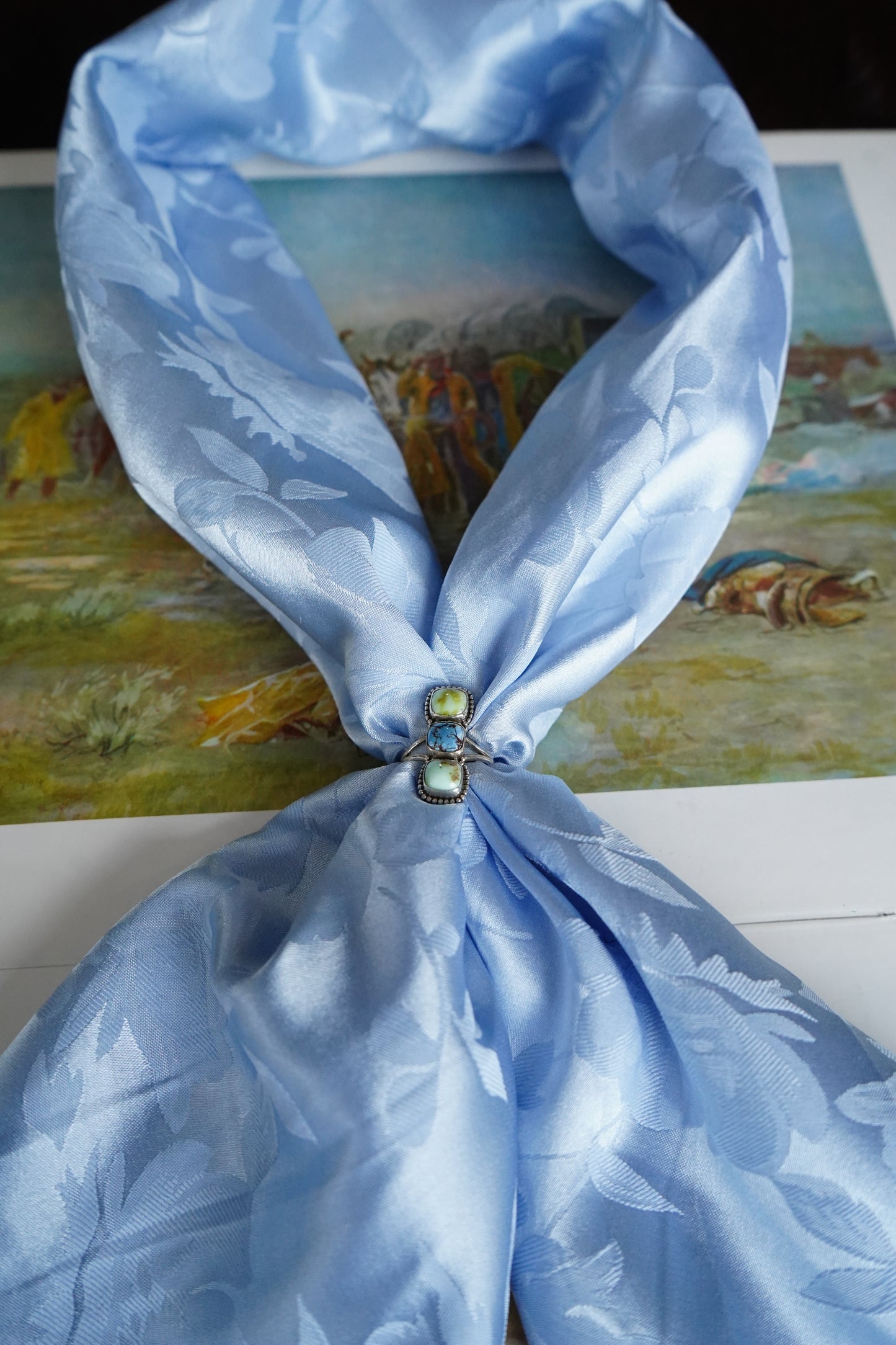 Floral Jacquard DS Wild Rags