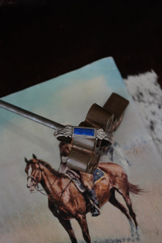 Vintage Lapis-Lazoli Cuff