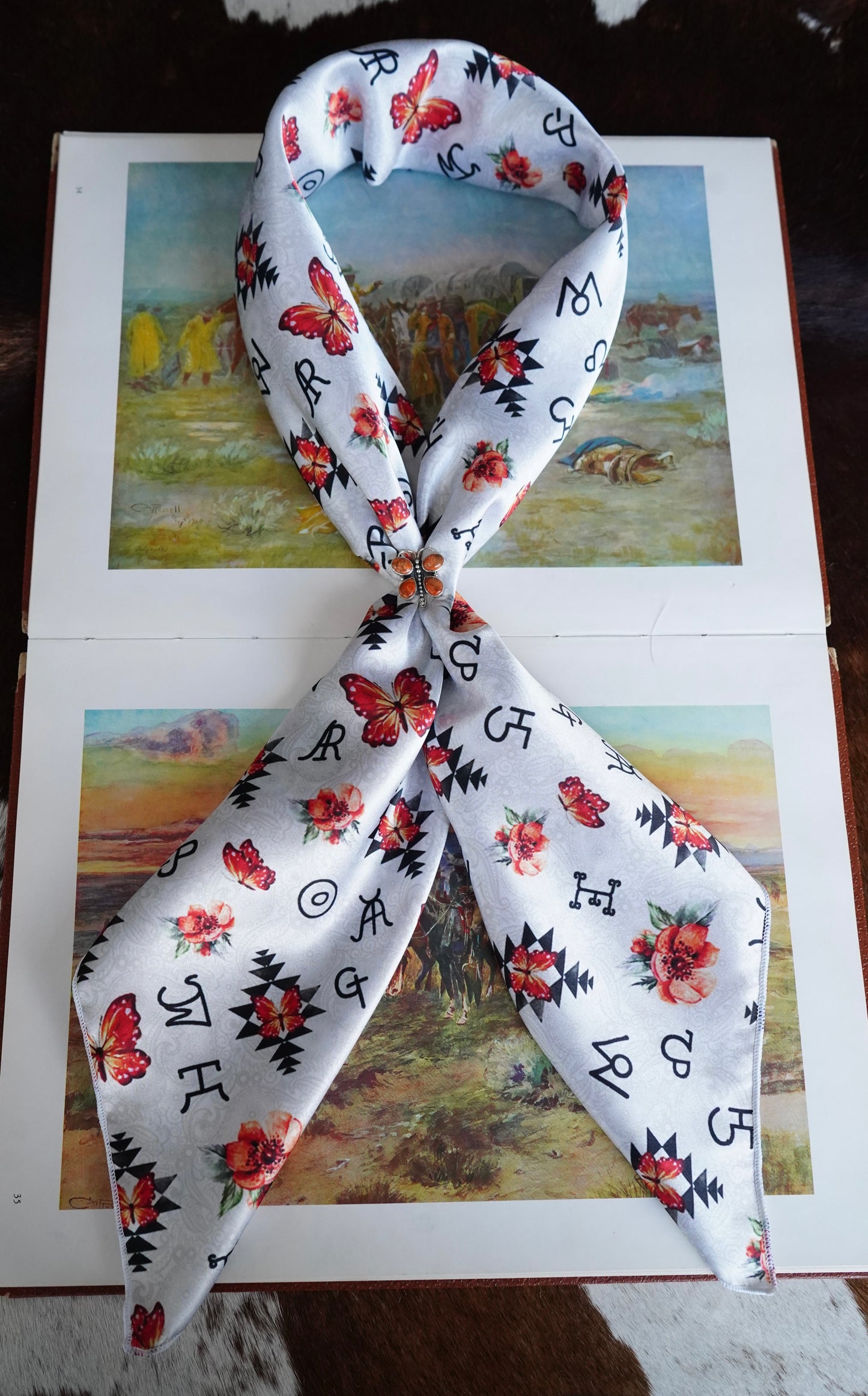 Branded Butterflies Wild Rag