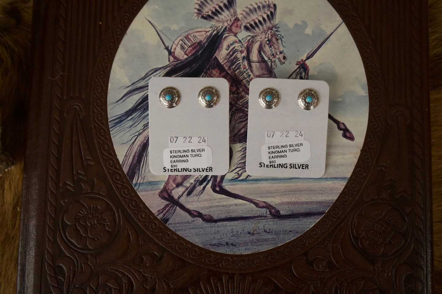 Dainty Daily Turquoise Earrings