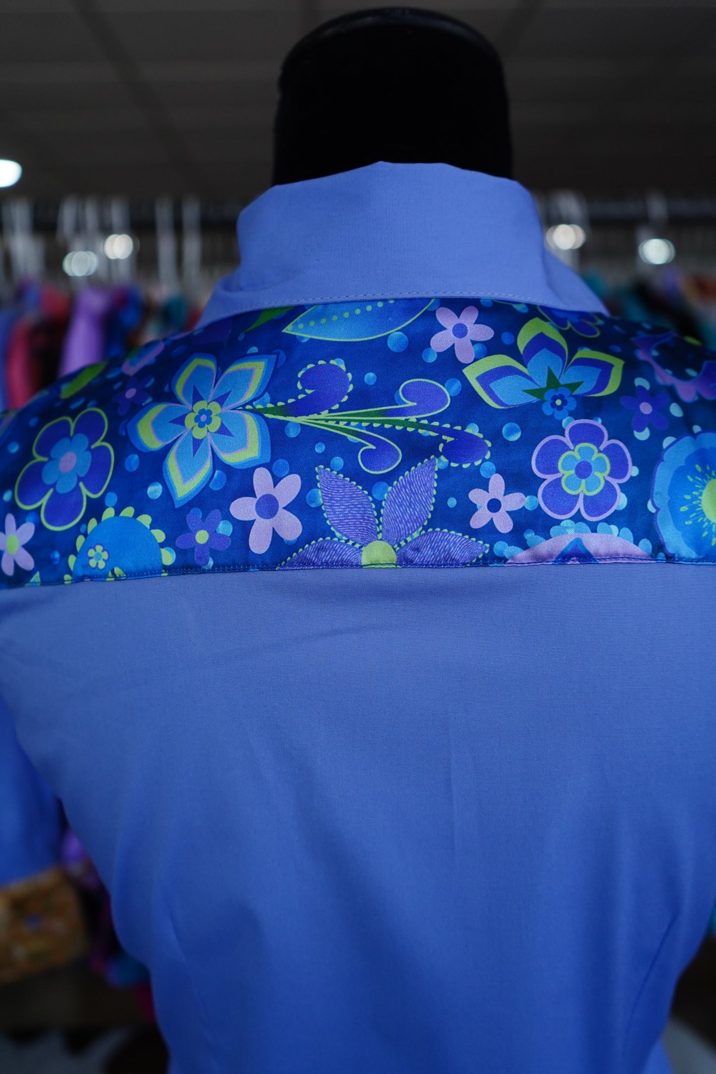 M - Mystery Man Paisley on Lilac Cotton Button Down