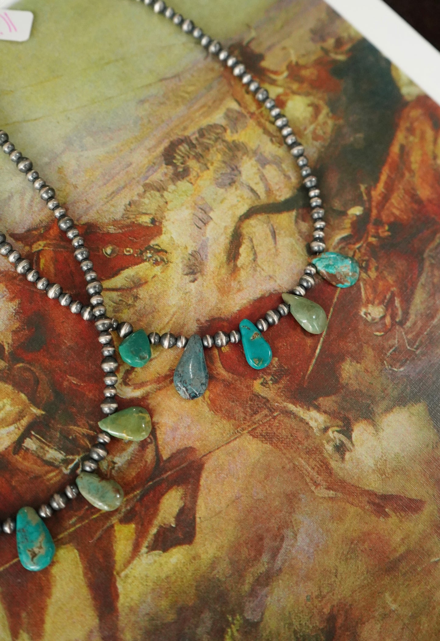 Turquoise Teardrop Necklaces