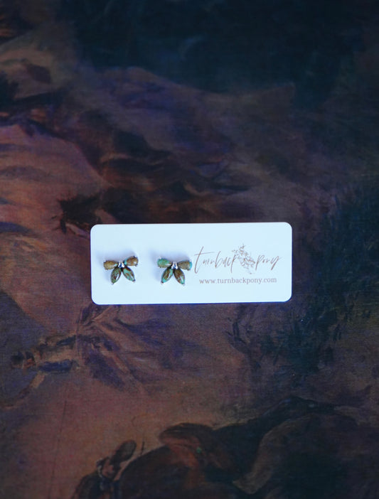 TBP - Turquoise Bow Stud Earrings