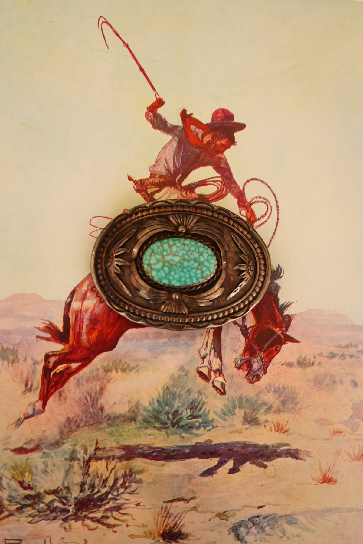 Vintage Turquoise Buckles
