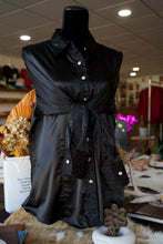 Load image into Gallery viewer, 3XL - Black Cheetah on Black Button Down