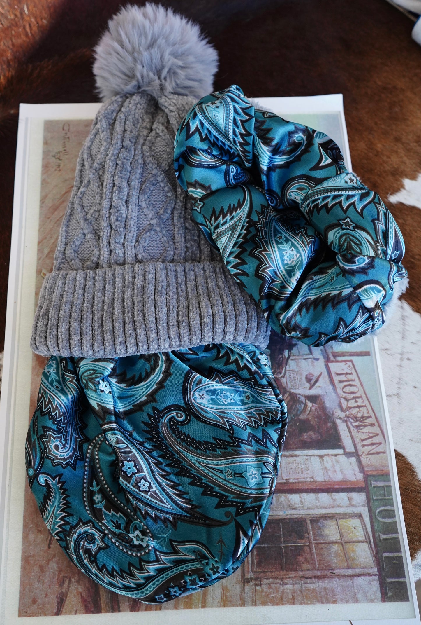 Satin Lined Neck Warmer & Beanie Sets