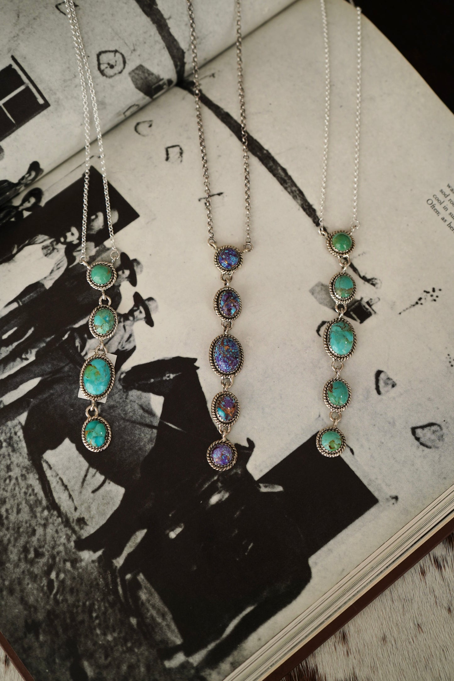 Turquoise Lariat Necklaces