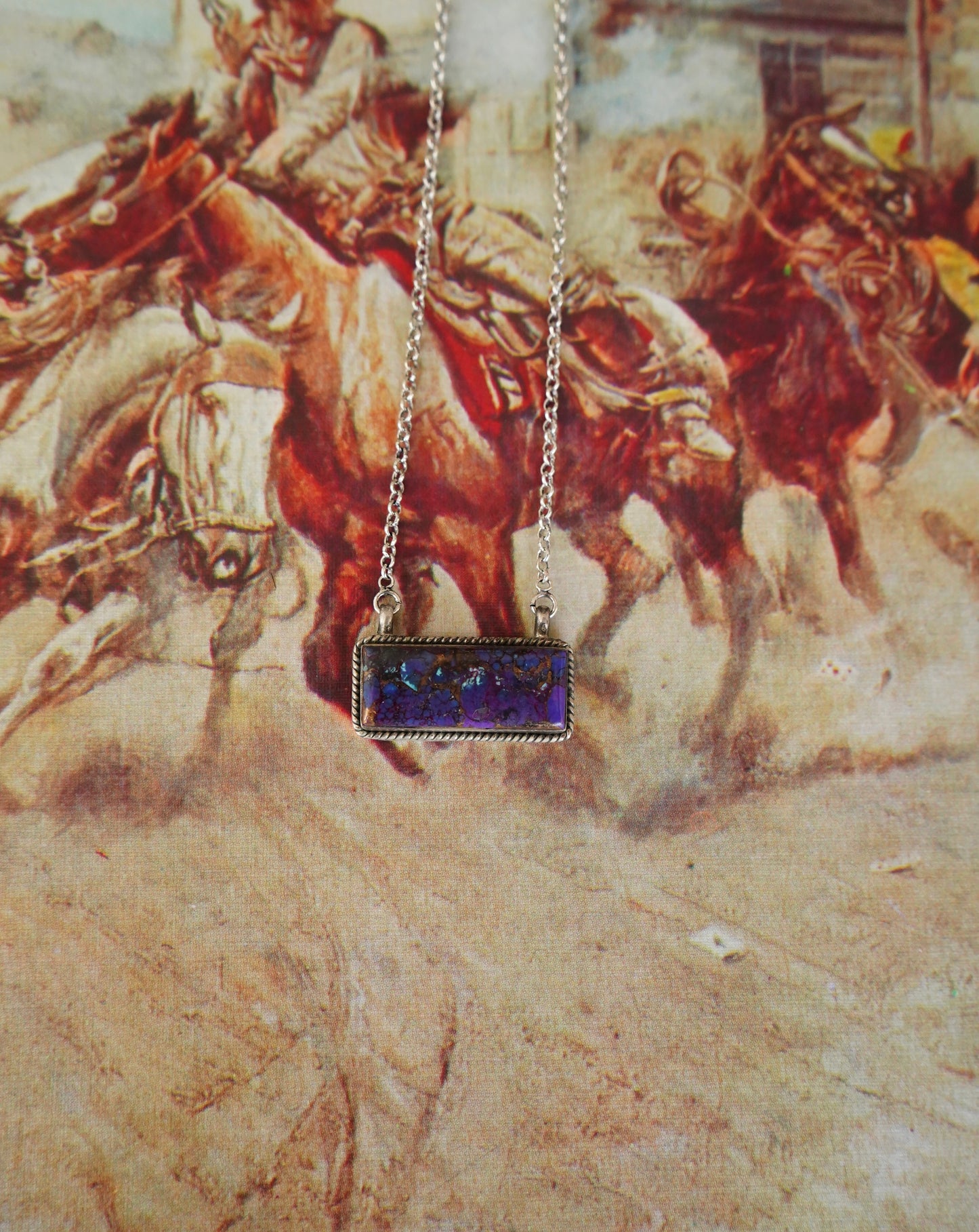 Turquoise Bar Necklaces