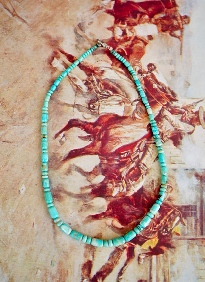 Vintage Turquoise Chip Necklaces