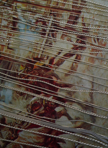 Italy Sterling Silver No Tangle Necklace Chains