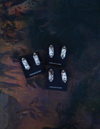 Wild Horse Bar Stud Earrings