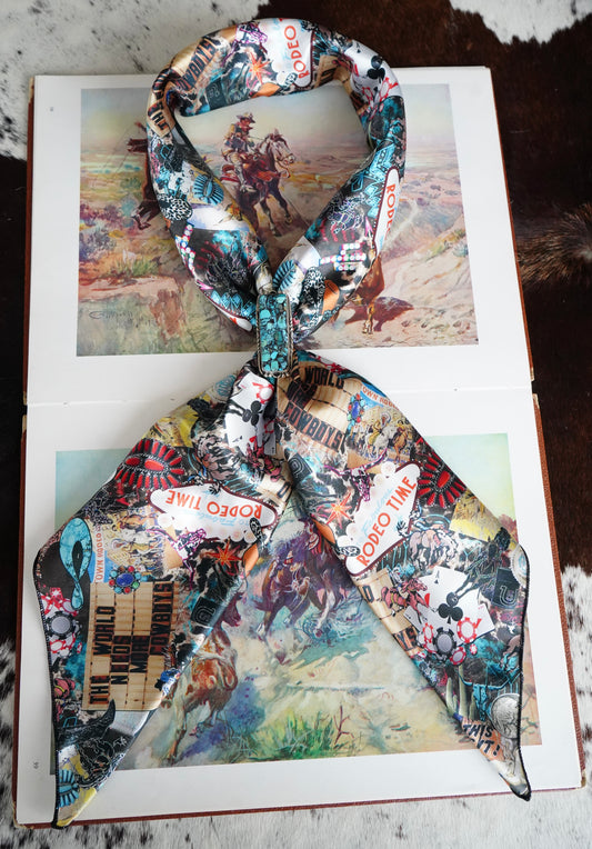 Turquoise Rodeo Wild Rag