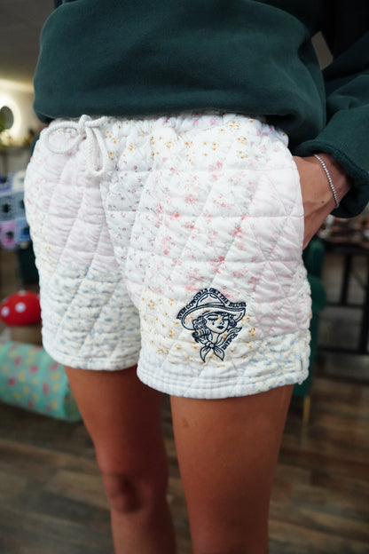 Cowgirls Cry Quilted Pastel Patchwork Shorts