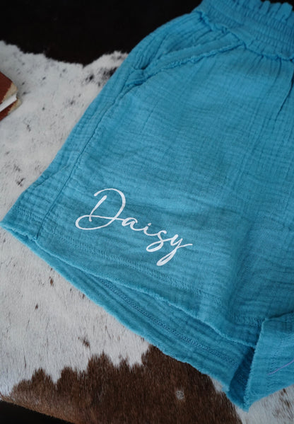 Daisy Linen Shorts