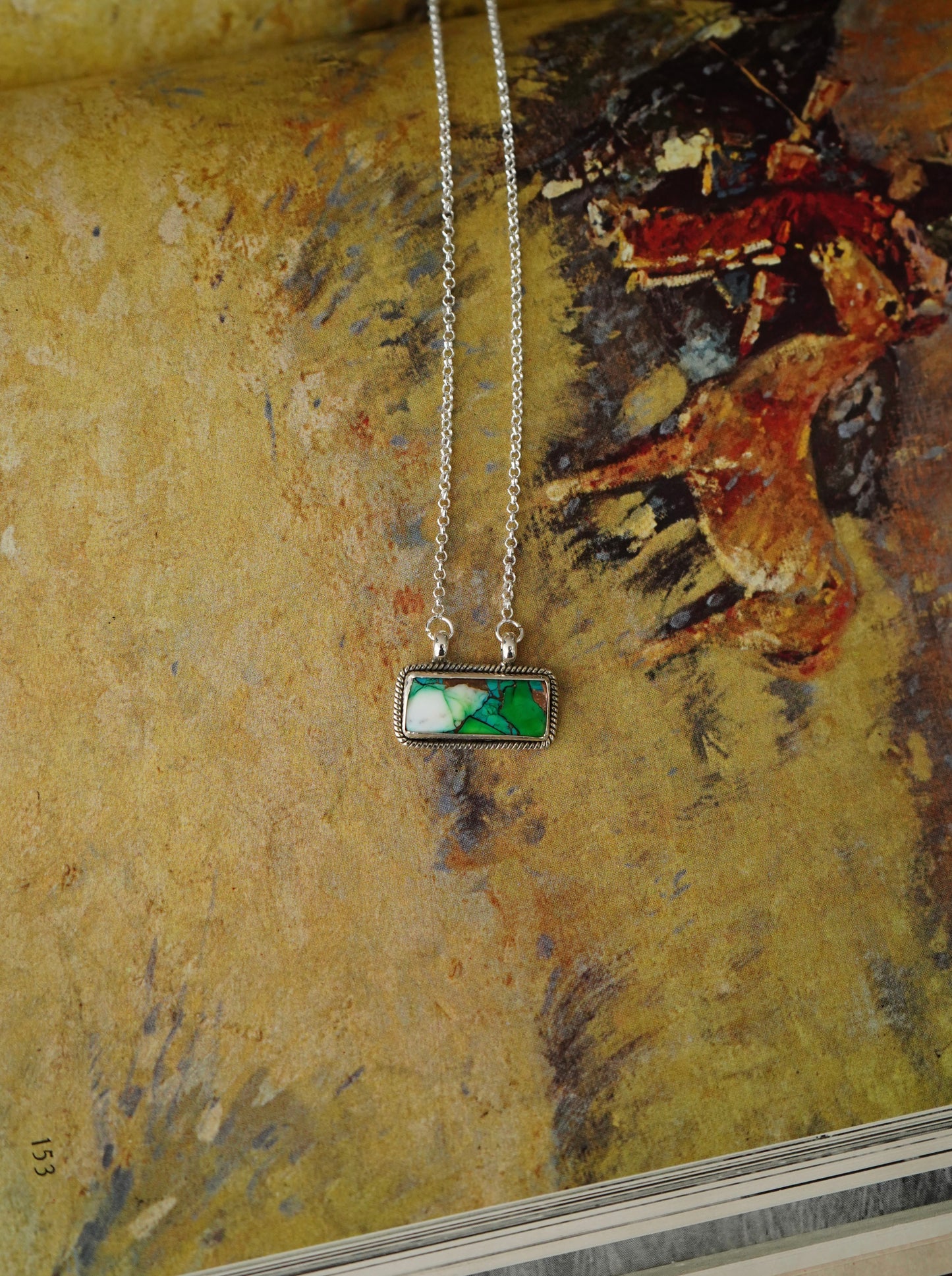 Turquoise Bar Necklaces