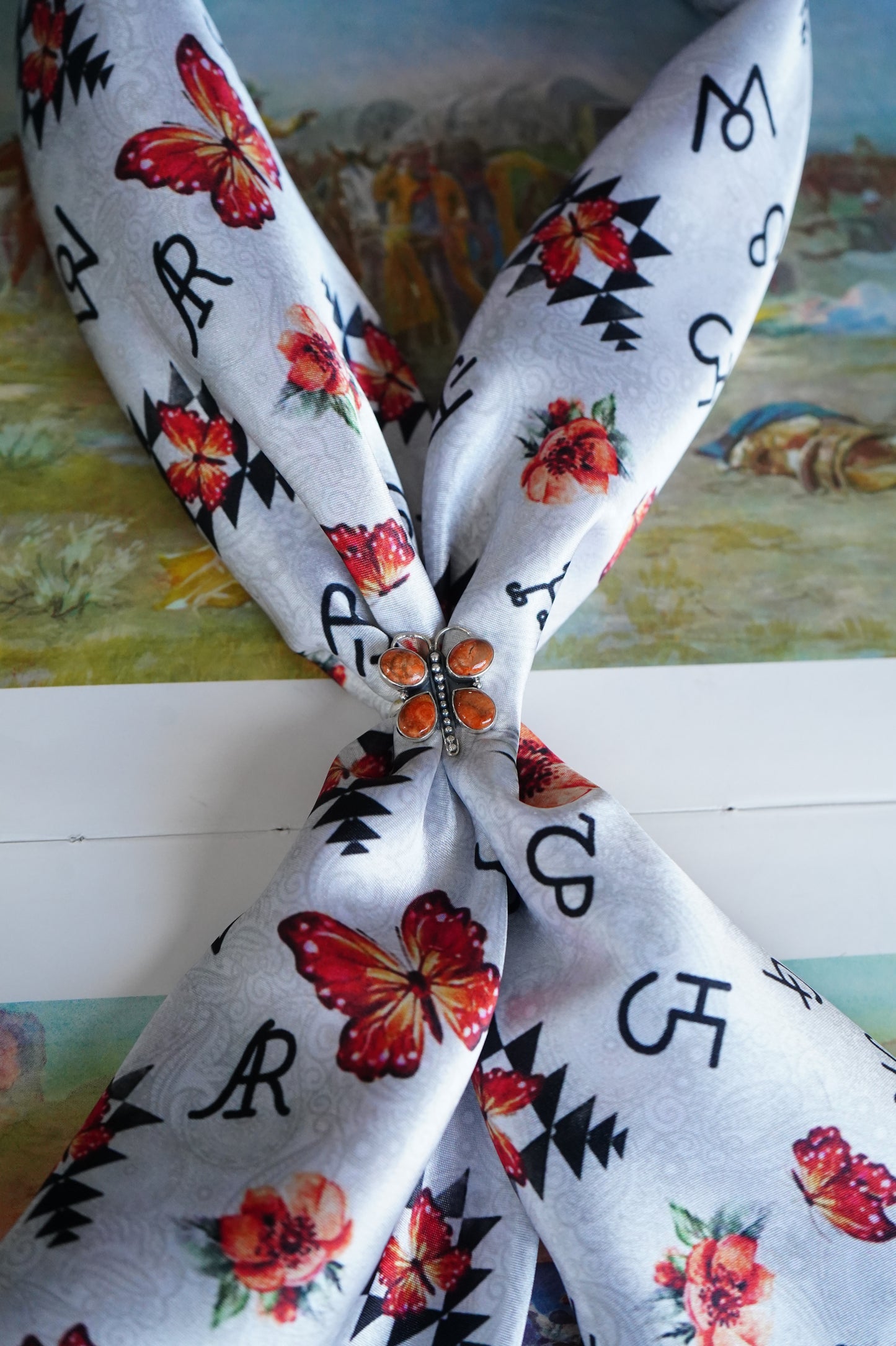 Branded Butterflies Wild Rag