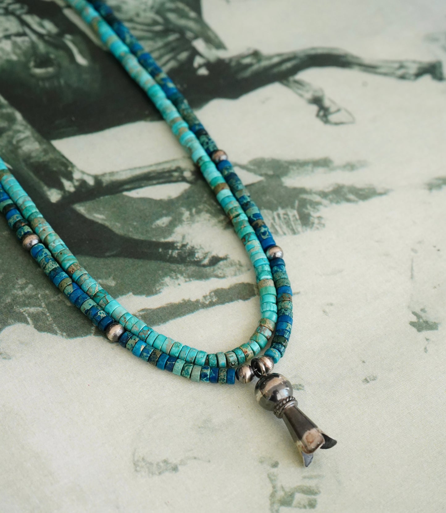 Turquoise Heishi Bead Necklaces