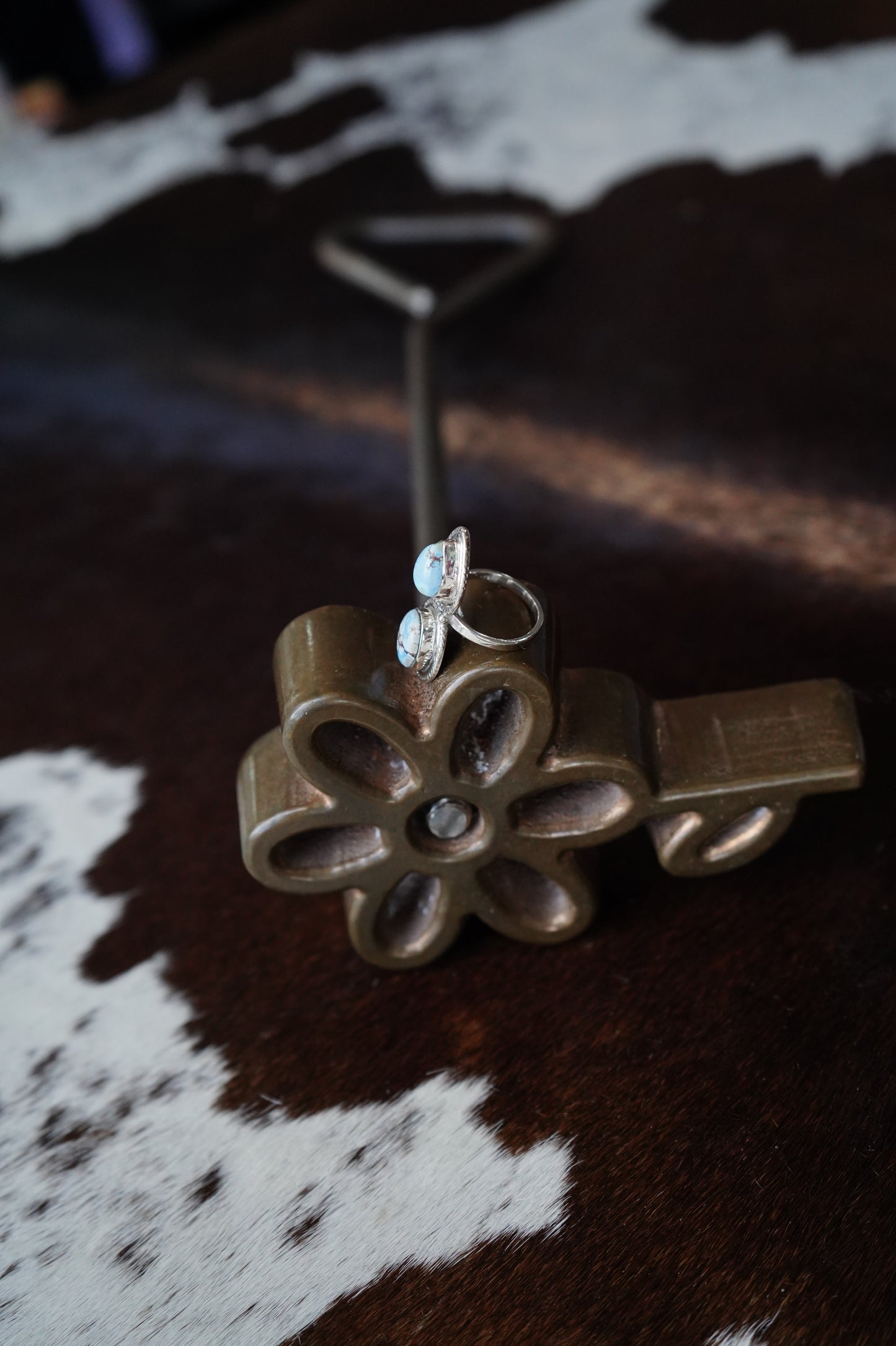 2 Stone Golden Hills Ring - Adj