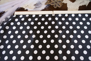 B/W Polka Dots DS Wild Rag