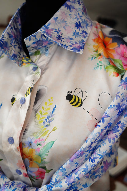 Daisy Original Floral Raccoon w/ Lilac Floral - Size 12