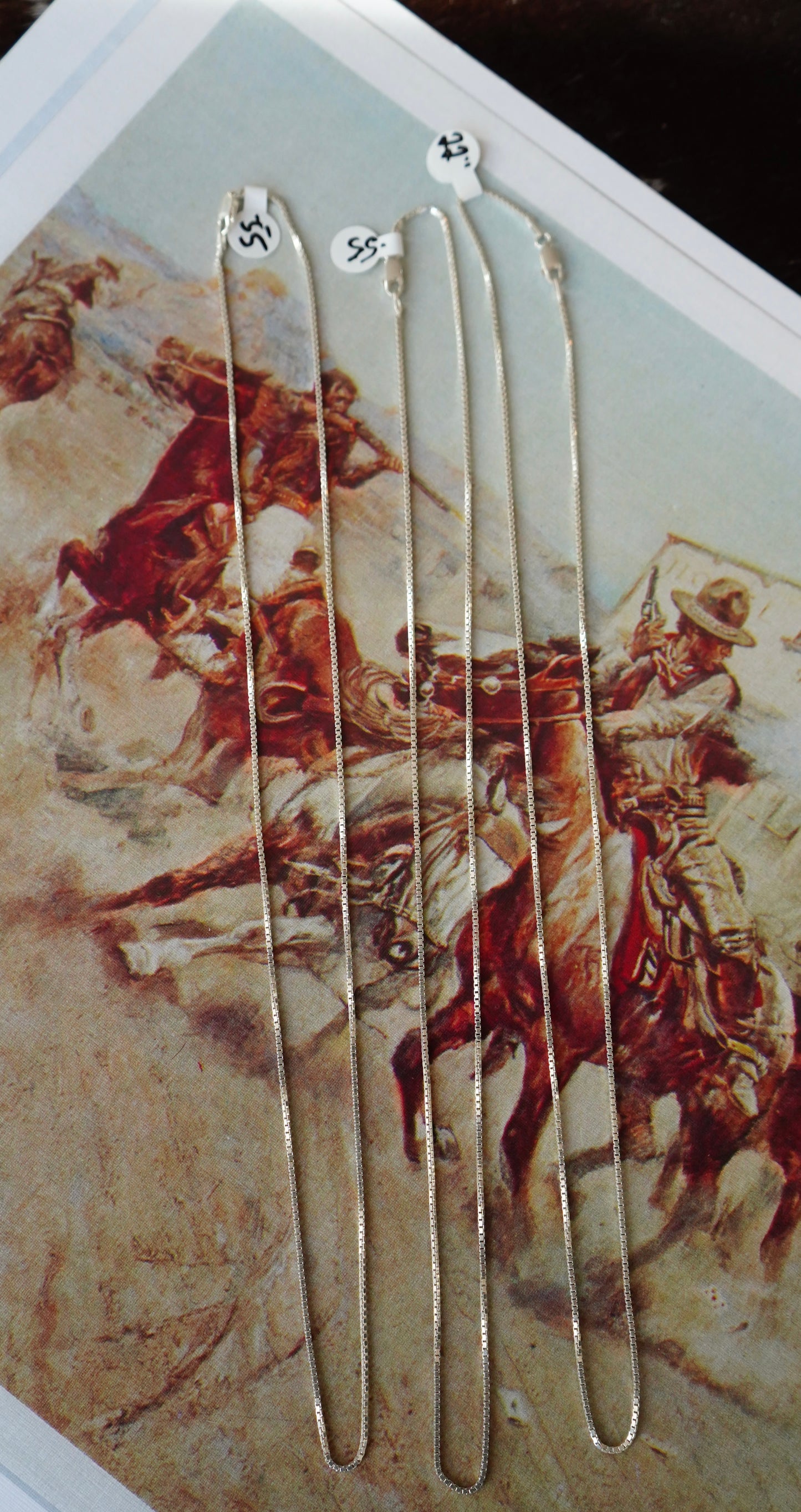 Italy Sterling Silver No Tangle Necklace Chains