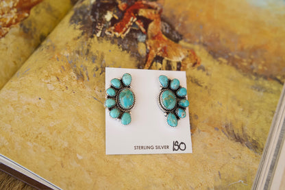 Half Cluster Earrings