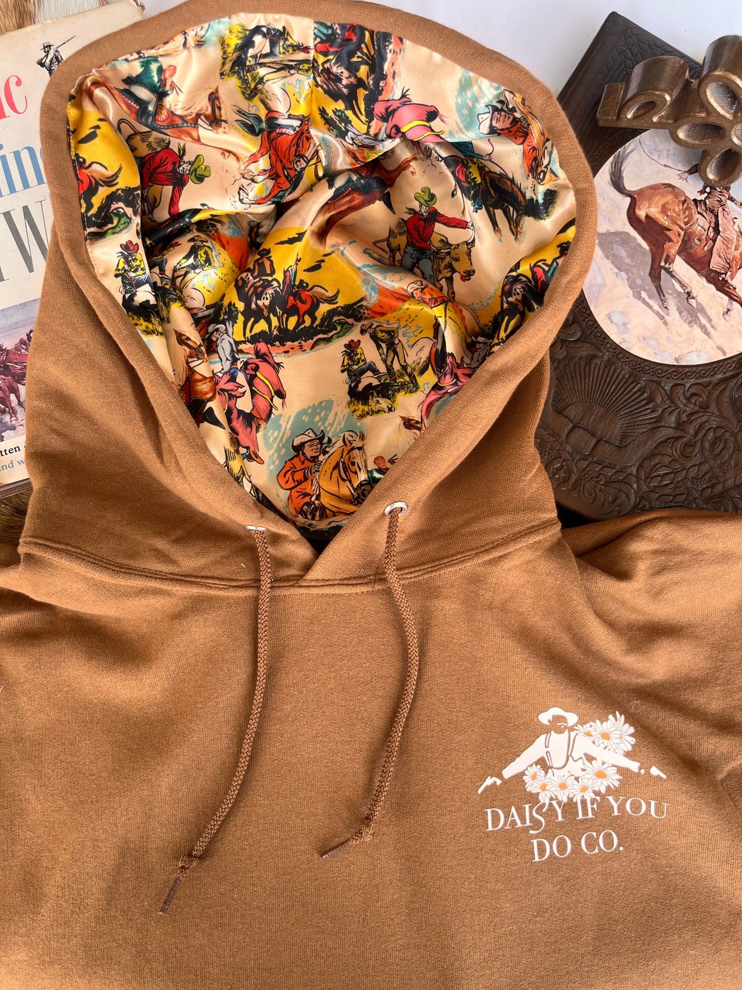 Satin Lined Western Hoodies - DiYDCo ORIGINALS