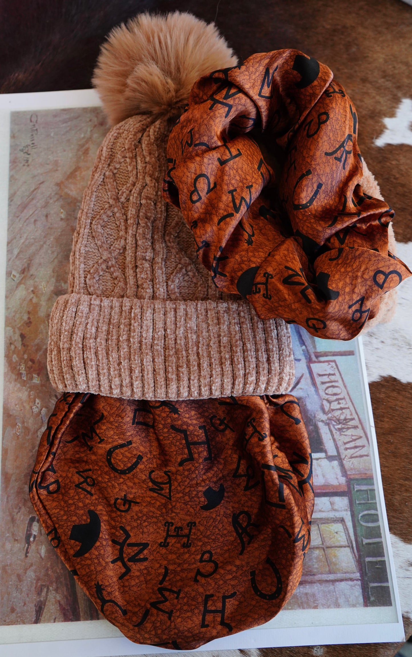 Satin Lined Neck Warmer & Beanie Sets