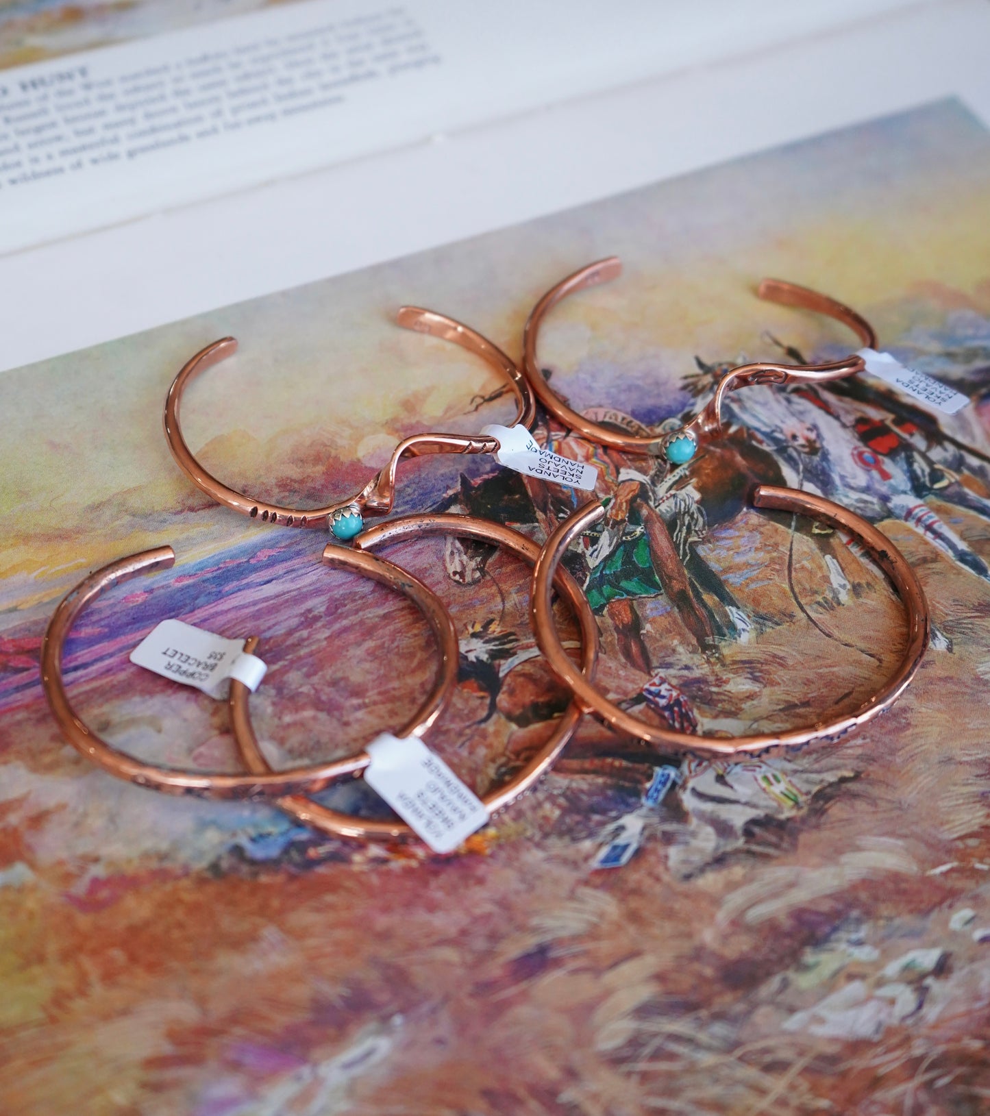 Yolanda Skeets Copper Cuffs