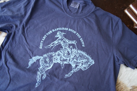 Denim Bucked Down Comfort Colors T-Shirt